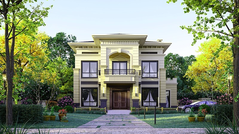 海北中式合院住宅，开放庭院与邻里乡亲更亲近